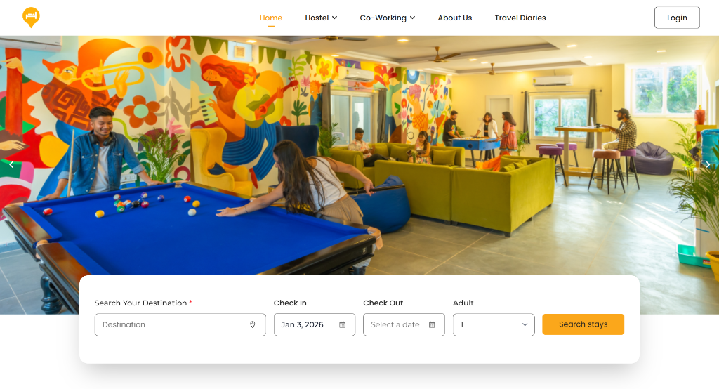 The Social Stays Booking Platform